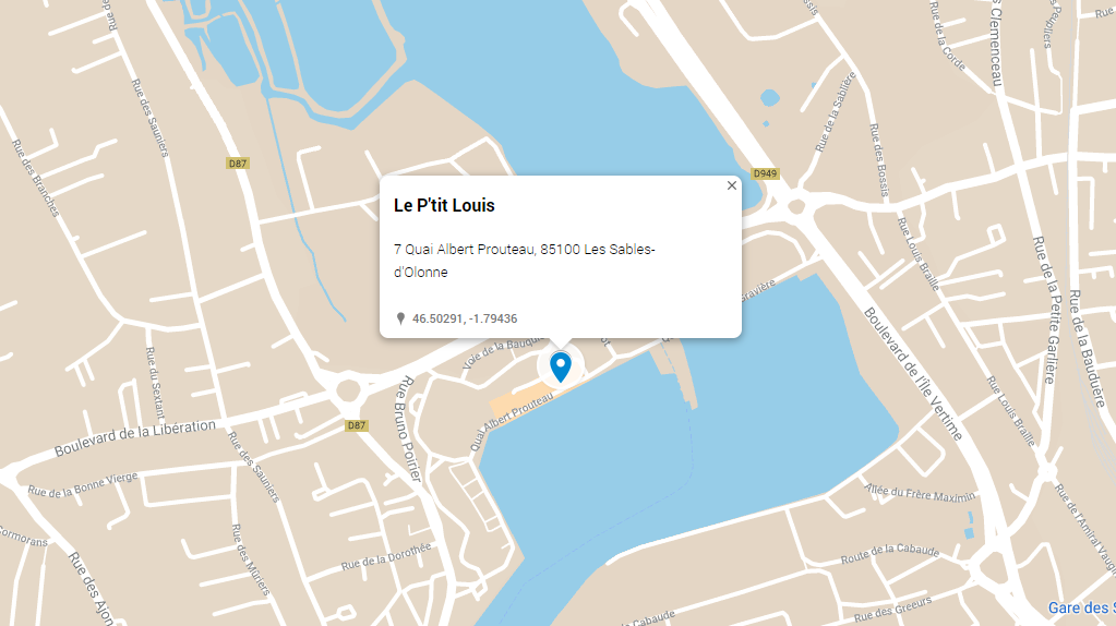Map - Le P'tit Louis